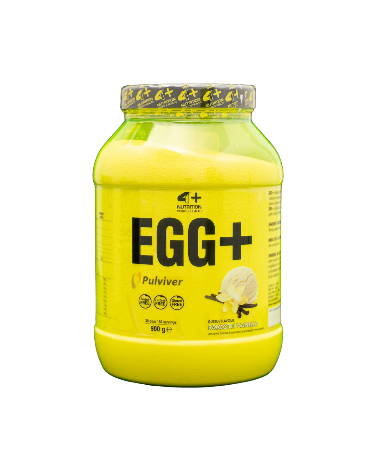 4 Plus Nutrition EGG+ Proteine Albume 900 g Senza Lattosio