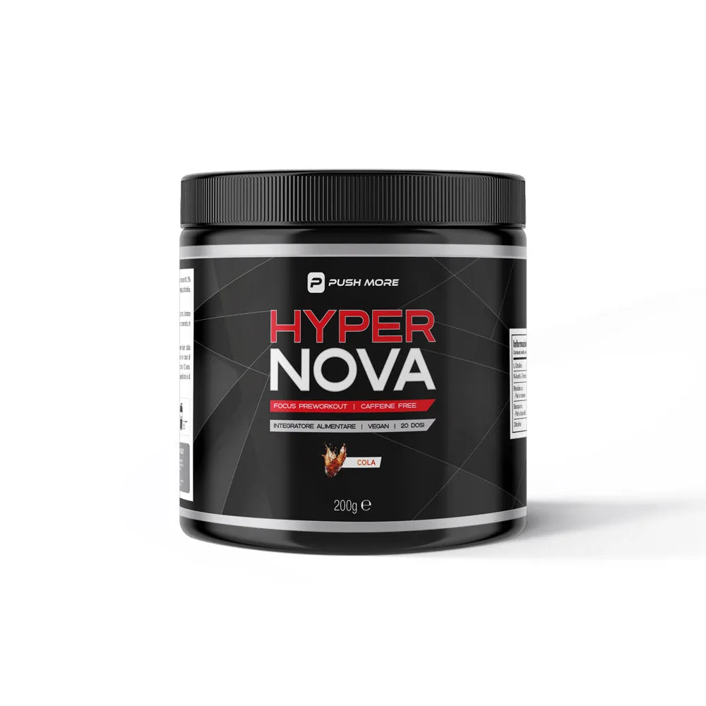 Push More Hyper Nova Focus pre workout 200g senza caffeina