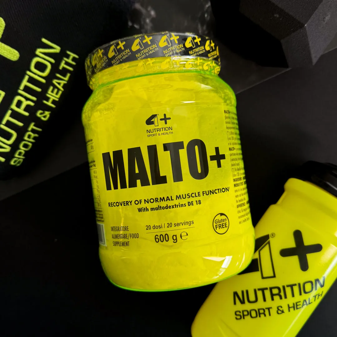 4 Plus Nutrition Malto+ maltodestrine 600 g neutro energia
