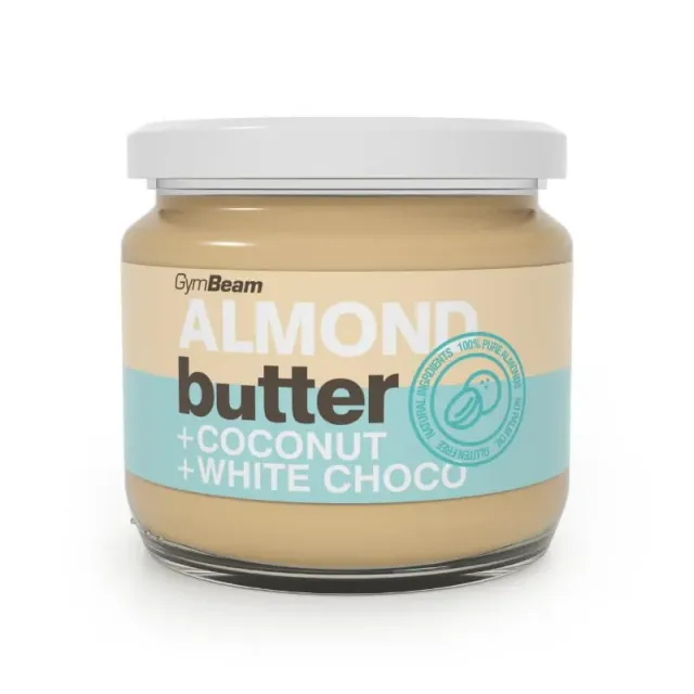 GymBeam Burro Mandorle crema spalmabile 340g cocco cioccolato bianco