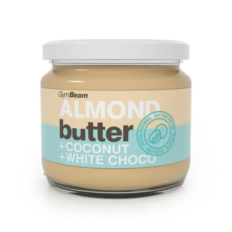 GymBeam Burro Mandorle crema spalmabile 340g cocco cioccolato bianco