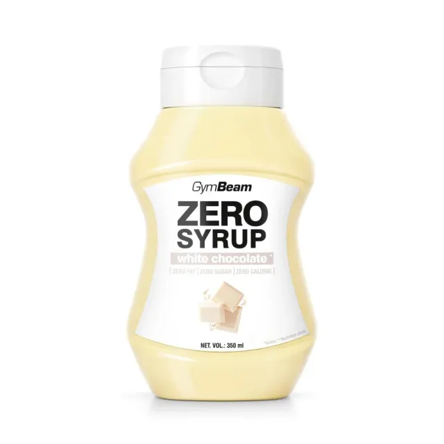 GymBeam Sciroppo Zero white chocolate 350 ml
