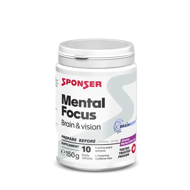 Sponser Mental Focus integratore erbe-frutti 150 g focus