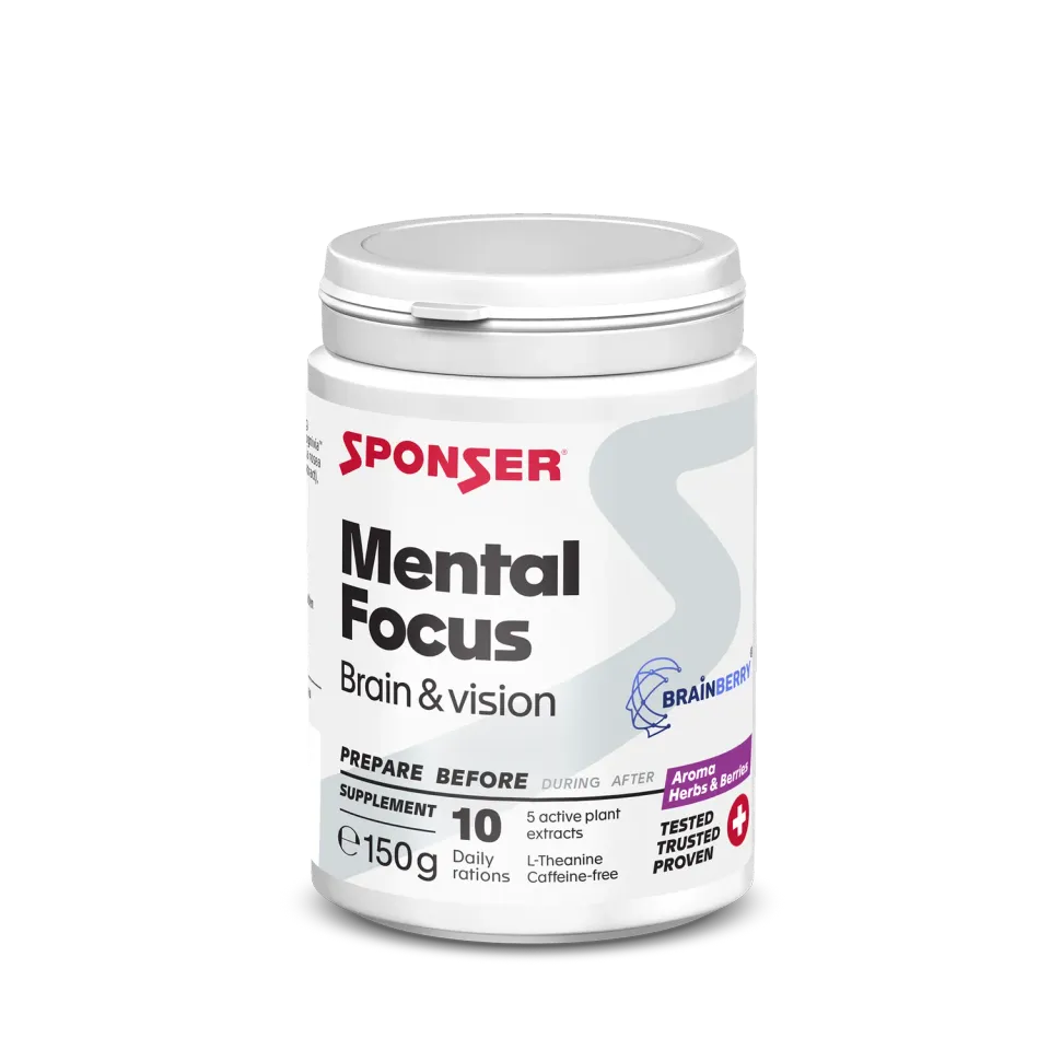 Sponser Mental Focus integratore erbe-frutti 150 g focus