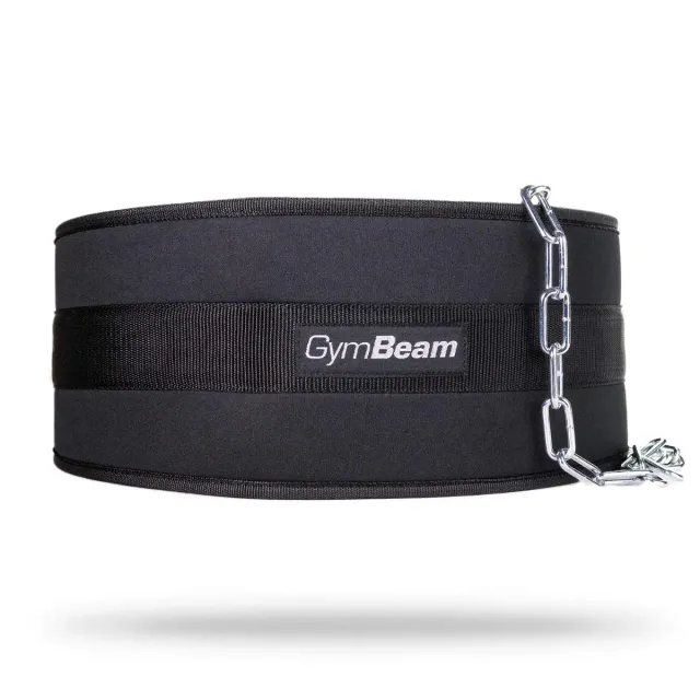 GymBeam Dip Belt Cintura Pesi EVA 50 kg con Catena