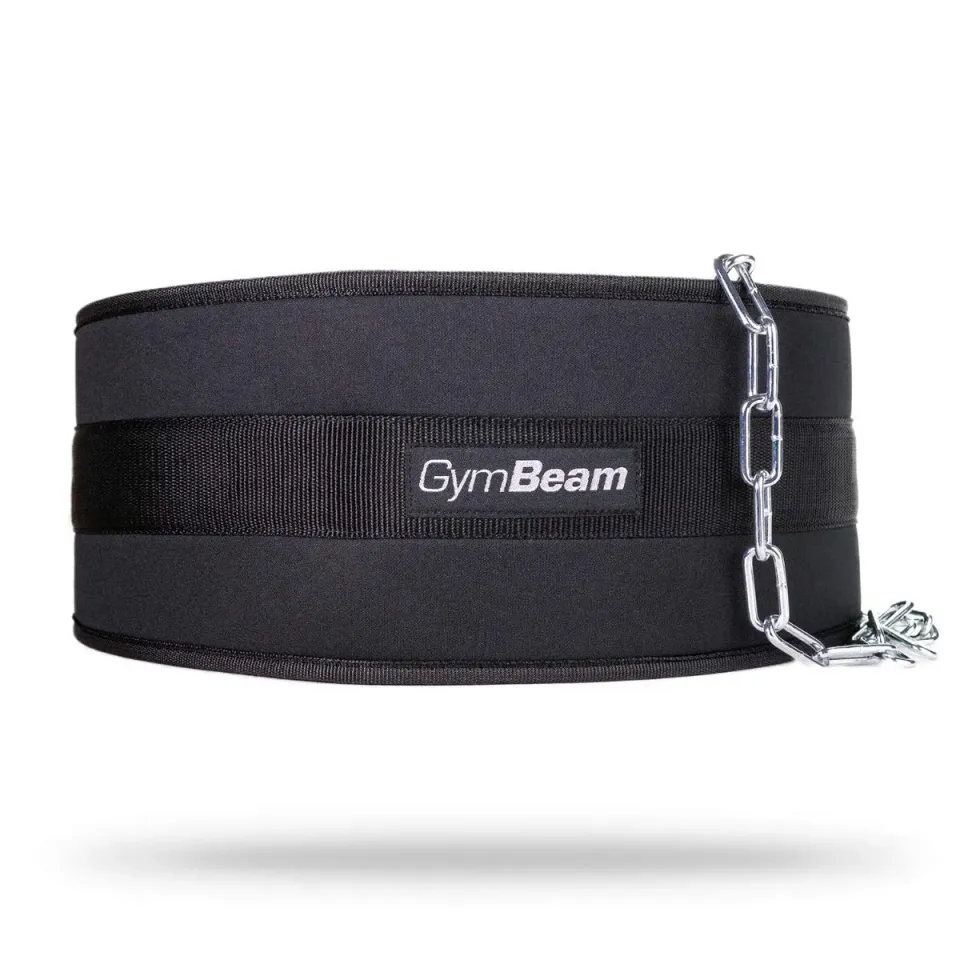 GymBeam Dip Belt Cintura Pesi EVA 50 kg con Catena