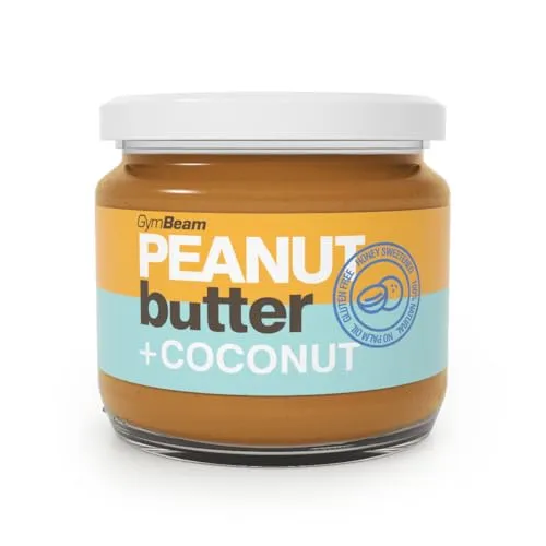 GymBeam Burro di Arachidi Cocco e Miele 340 g Naturale