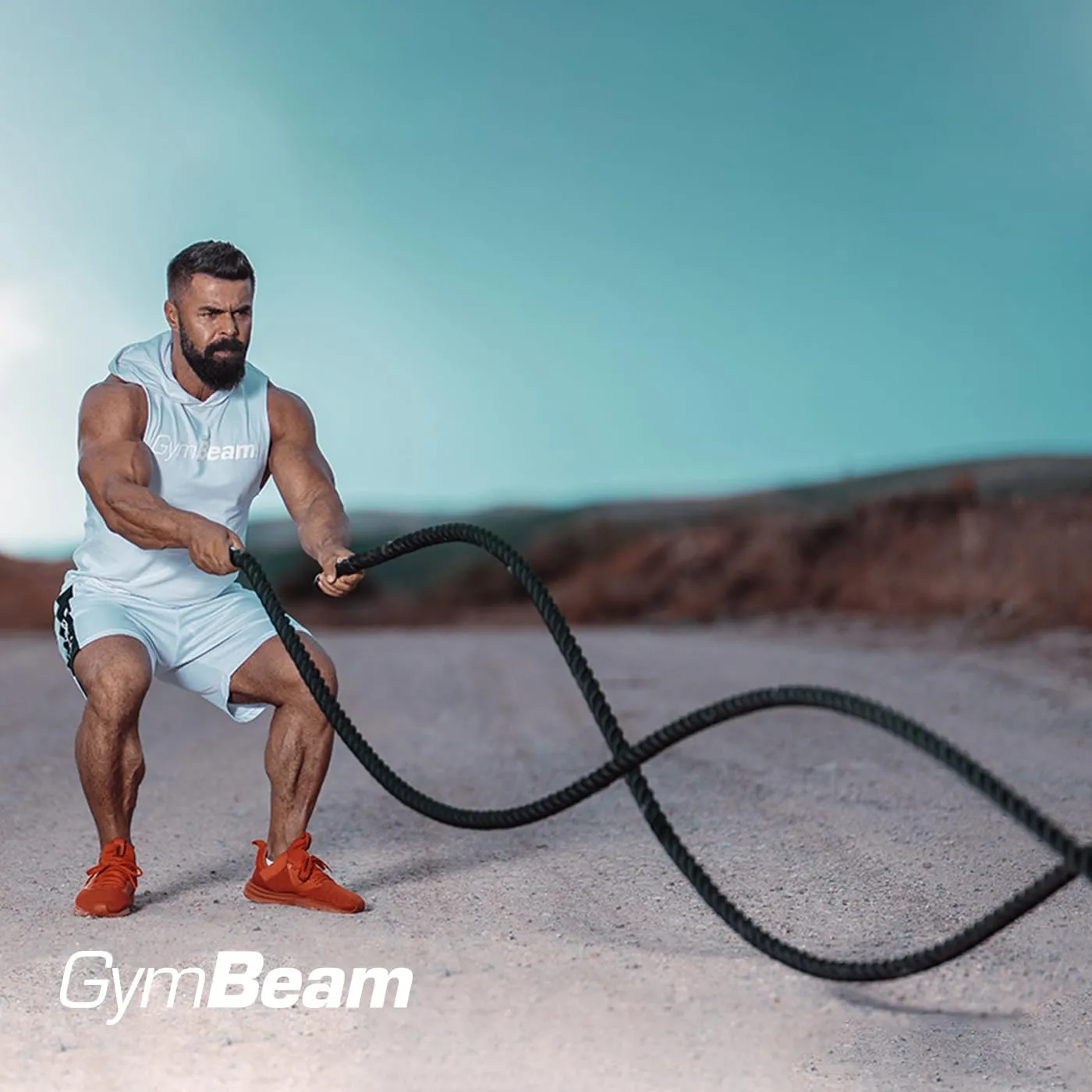 GymBeam Battle Rope Corda Allenamento 12 m per Forza