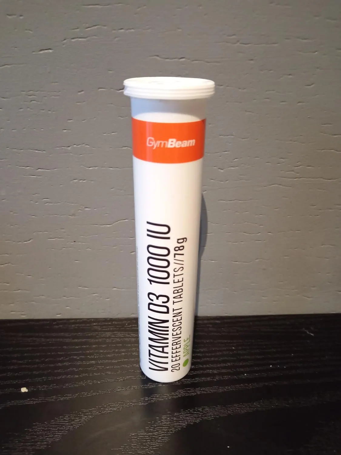 GymBeam Vitamina D3 effervescente 1000 UI ossa