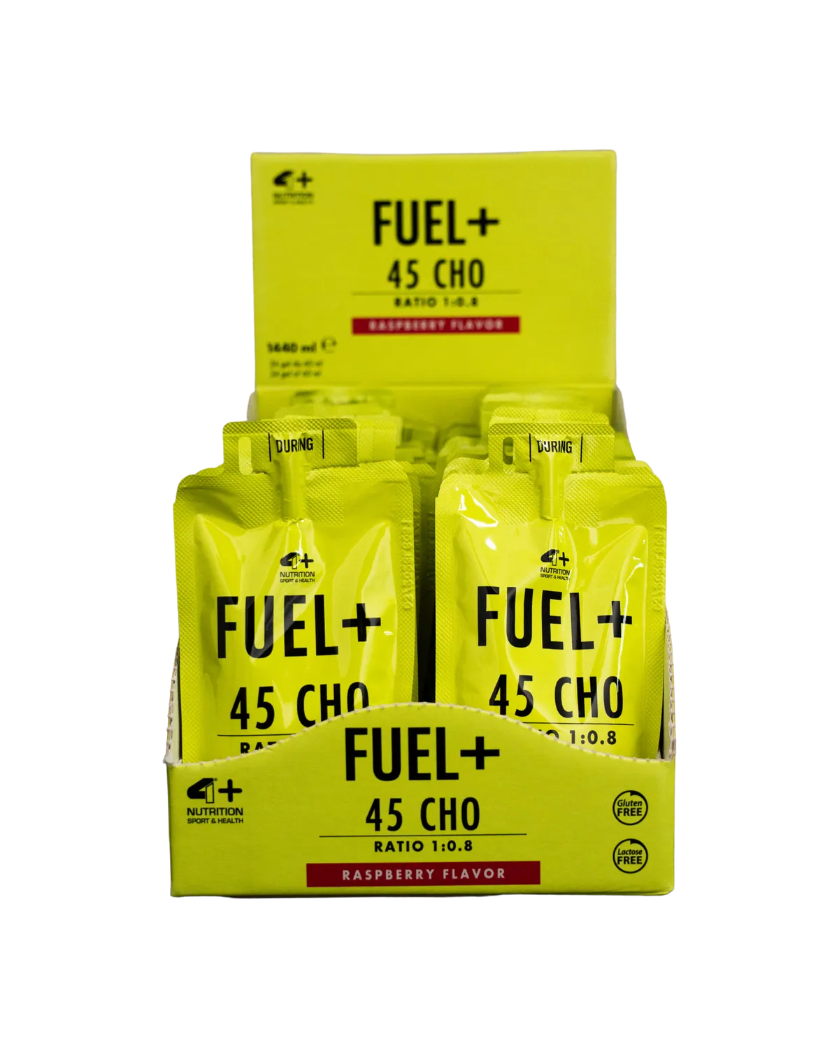4 Plus Nutrition Fuel+ 45 CHO gel 60 ml energia intra workout