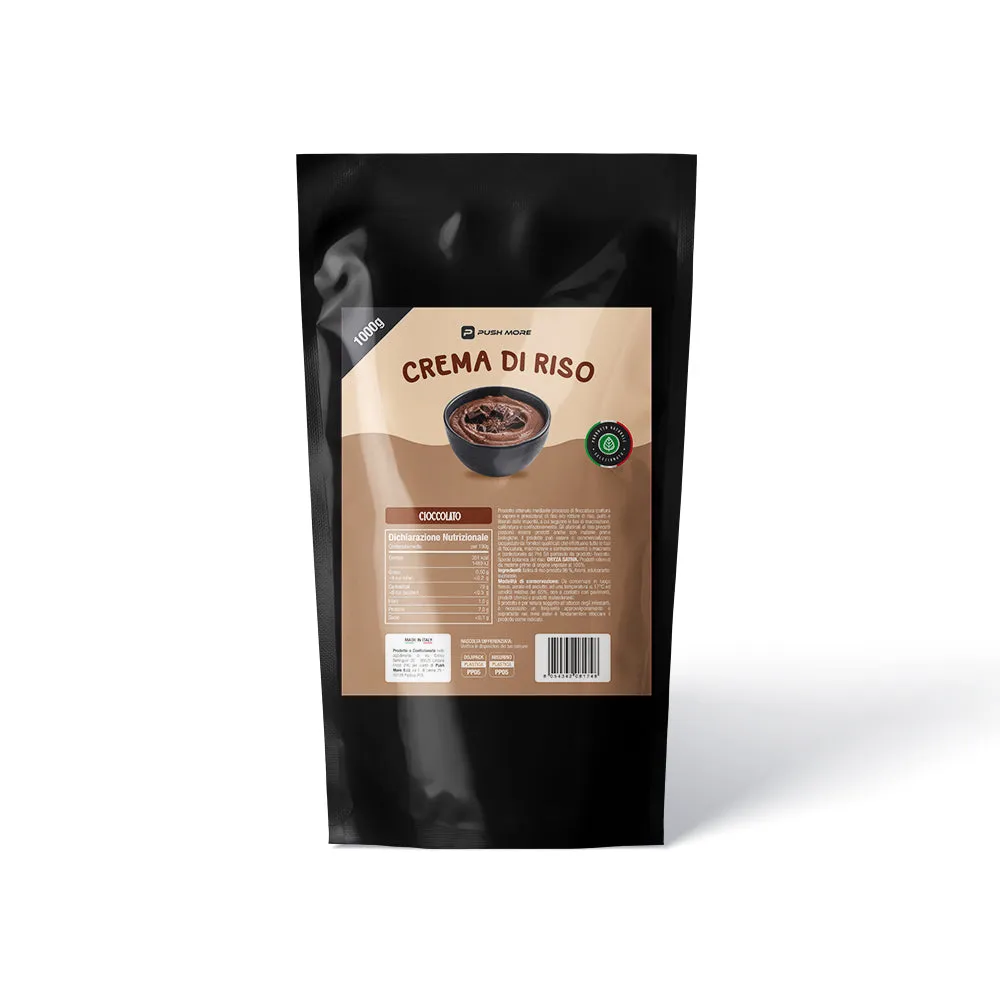 Push More Crema di Riso Istantanea 1 kg Biscotto Energia