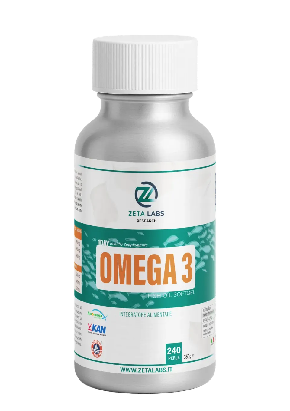 Zeta Labs Elite Omega 3 EPA DHA 240 perle alta concentrazione