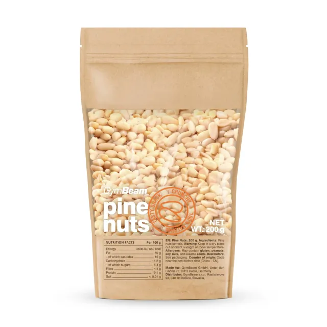 GymBeam Pinoli Snack Croccante Grassi Insaturi Fibre