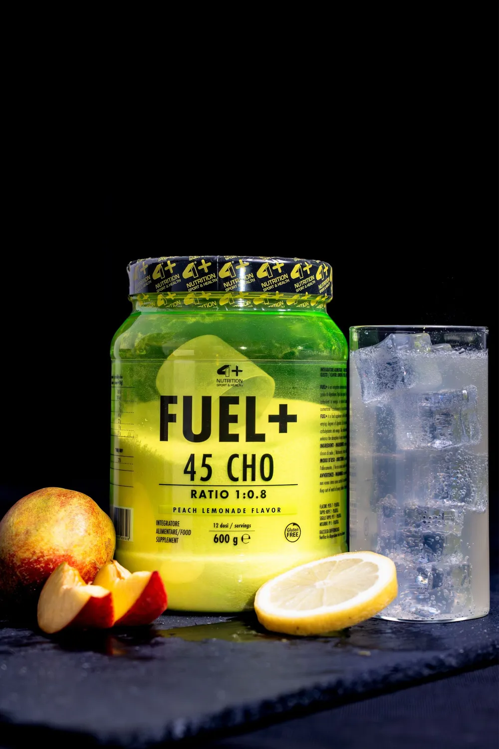 4 Plus Nutrition Fuel+ 45 CHO integratore carboidrati 600 g Orange Tango