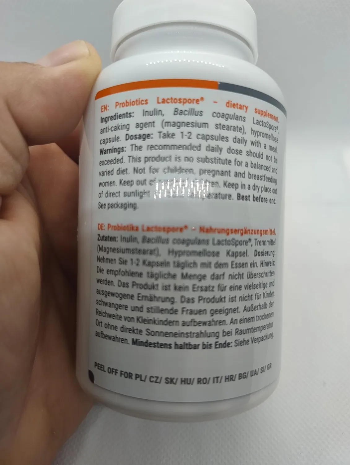 GymBeam Probiotici Lactospore 90 cps Bacillus Coagulans