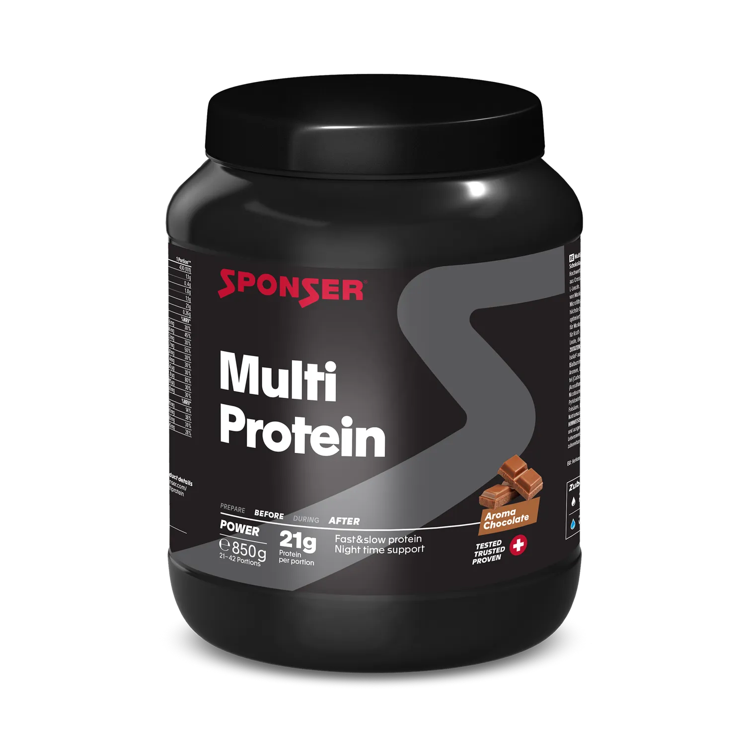 Sponser Multi Protein proteine cioccolato 425 g 3 fonti