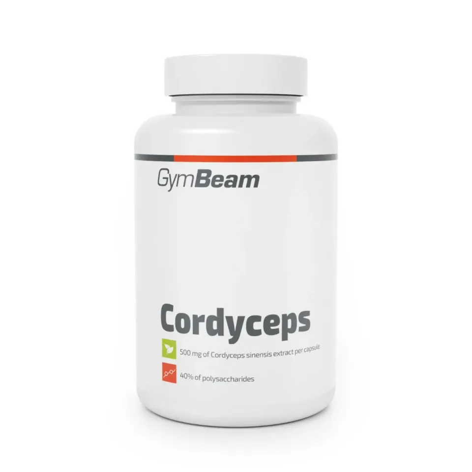GymBeam Cordyceps Sinensis capsule 90 cps 500 mg 40% polisaccaridi