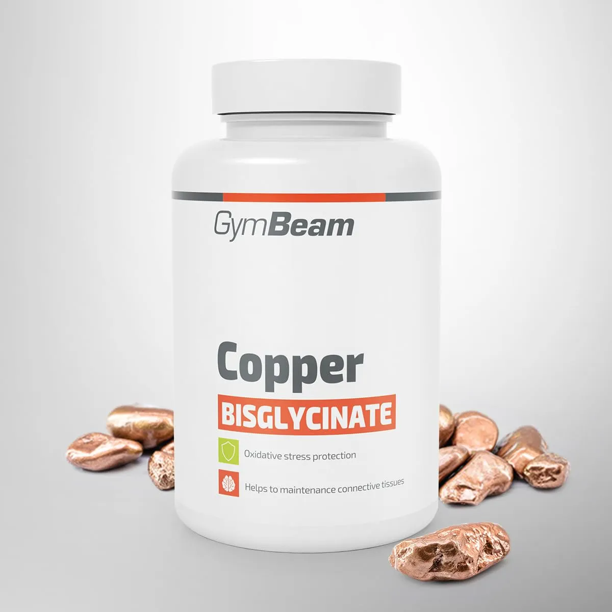 GymBeam Bisglicinato di Rame 120 capsule 1 mg