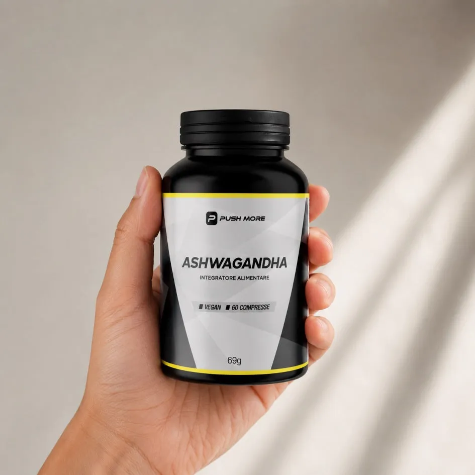 Push More Ashwagandha integratore 60 compresse 600 mg