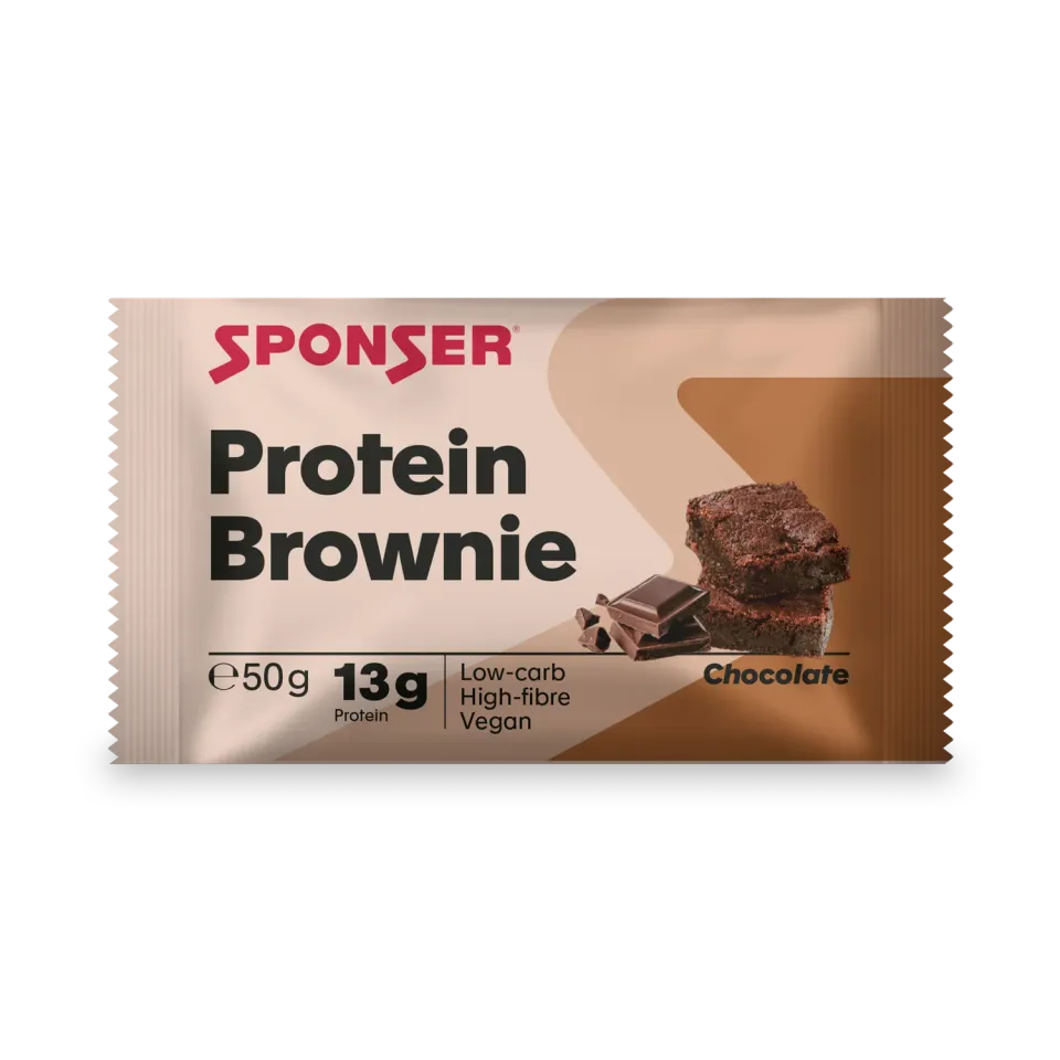 Sponser Protein Brownie Chocolate barretta proteica 50g vegana