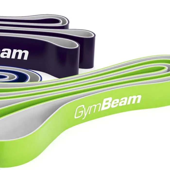 GymBeam DuoBand Fasce Elastiche Fitness 4 Pezzi 9-54 kg