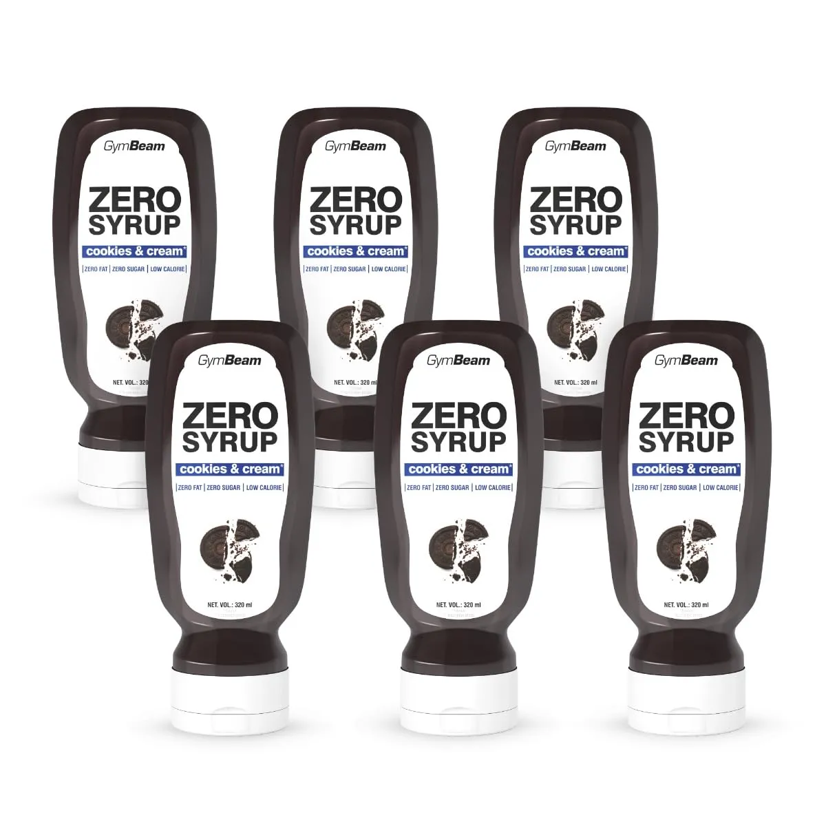 GymBeam Sciroppo Zero 320 ml Cookies Cream