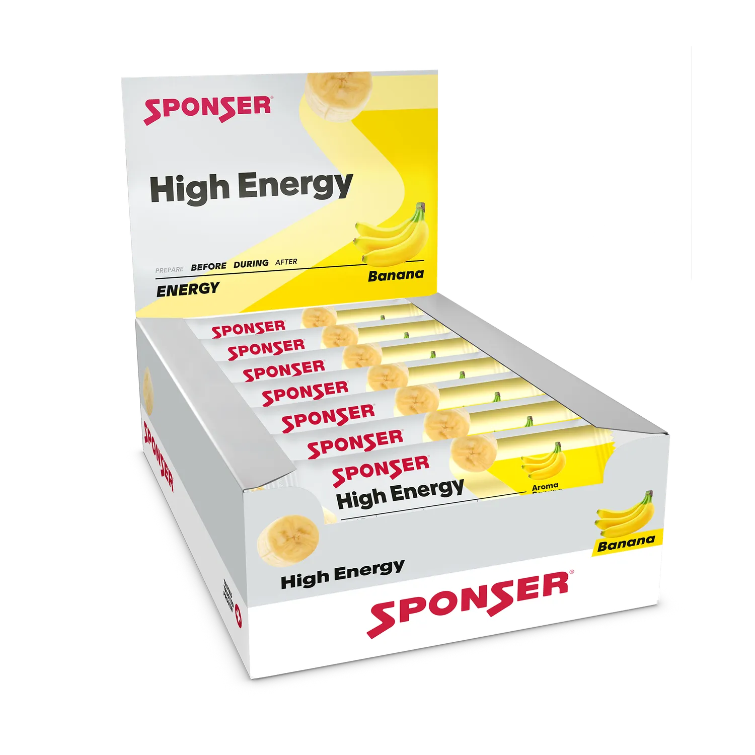 Sponser High Energy Bar Banana barretta energetica 45g avena