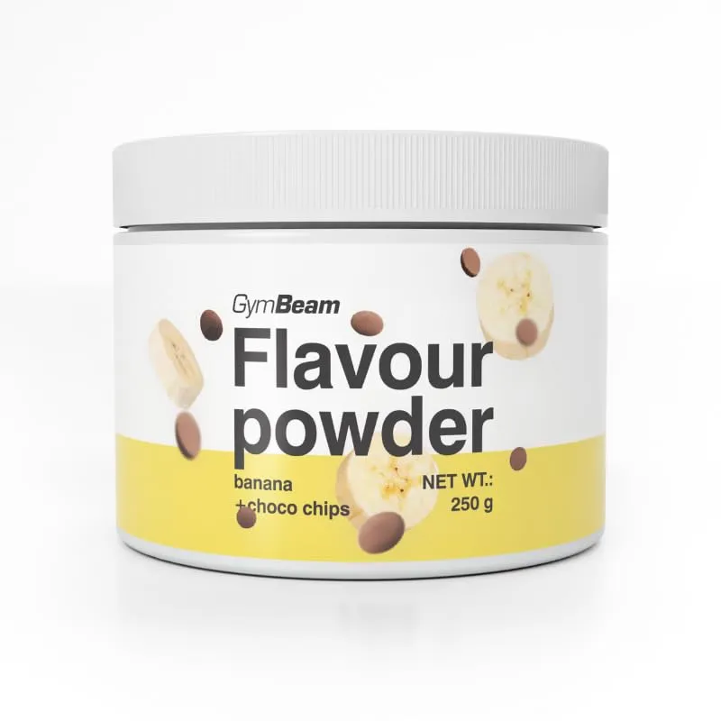 GymBeam Flavour Powder Banana Choco Chips 250g 10 kcal