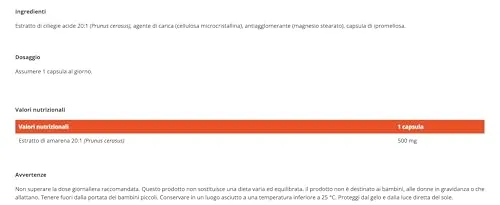 GymBeam Estratto di Amarena capsule 90 cps 500 mg