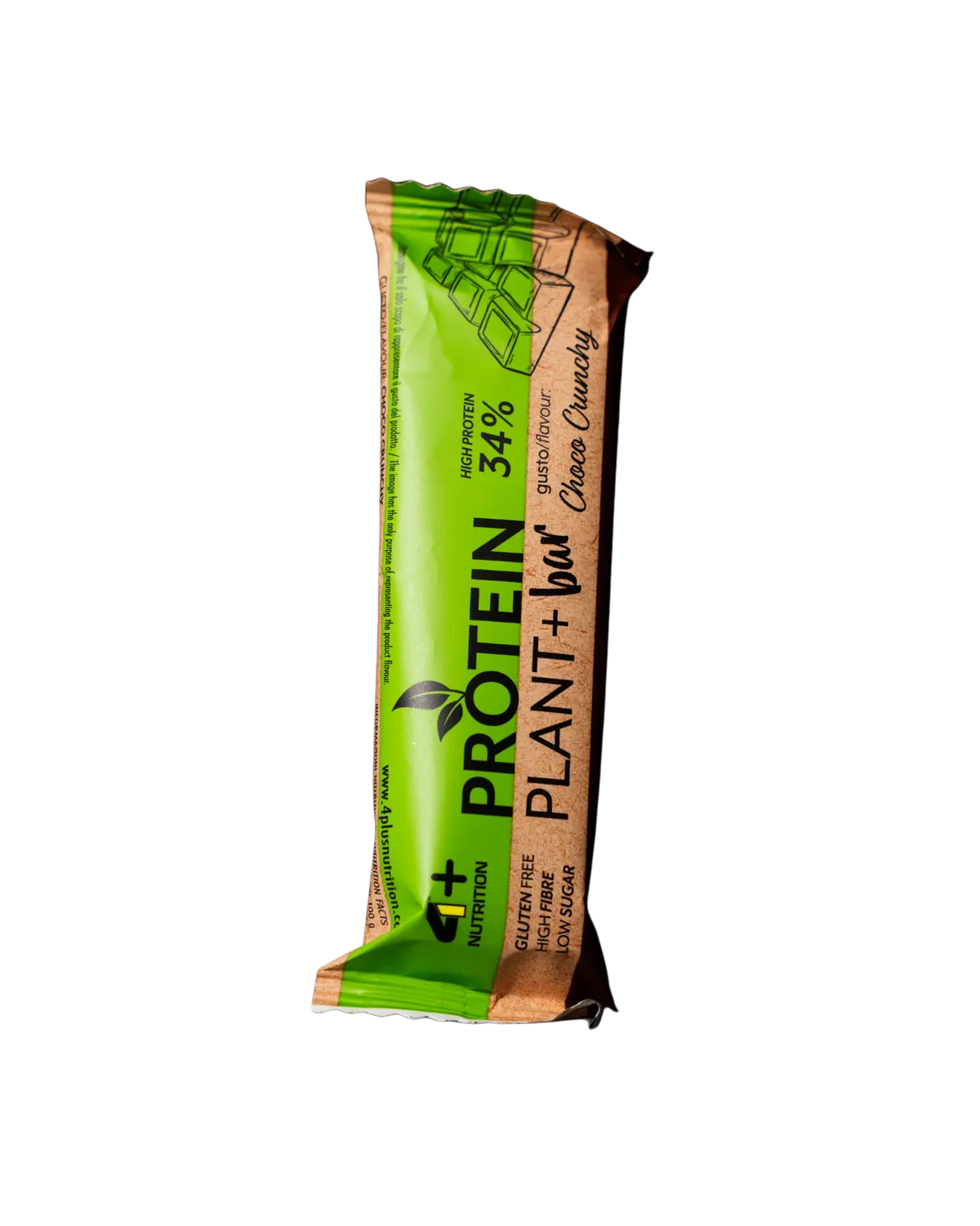 4 Plus Nutrition Protein Plant+ Bar barretta 40 g Choco Crunchy vegana