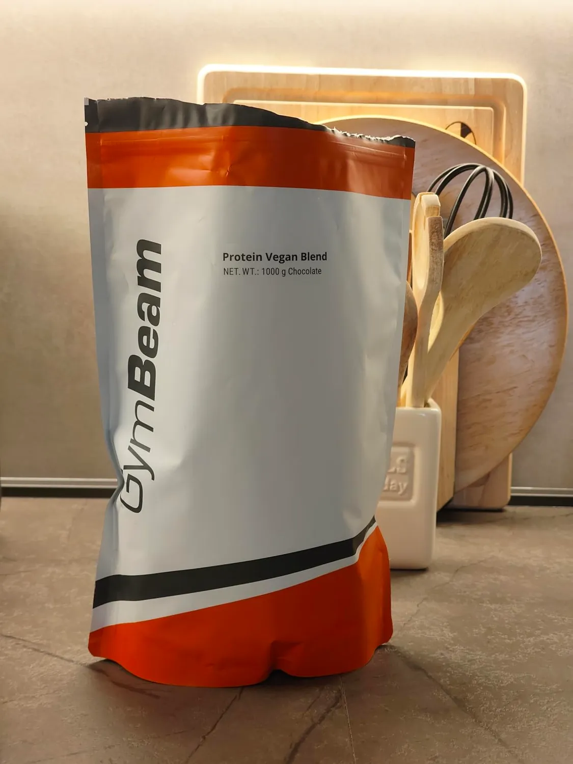 GymBeam Vegan Blend proteine 1000 g cioccolato pisello riso canapa