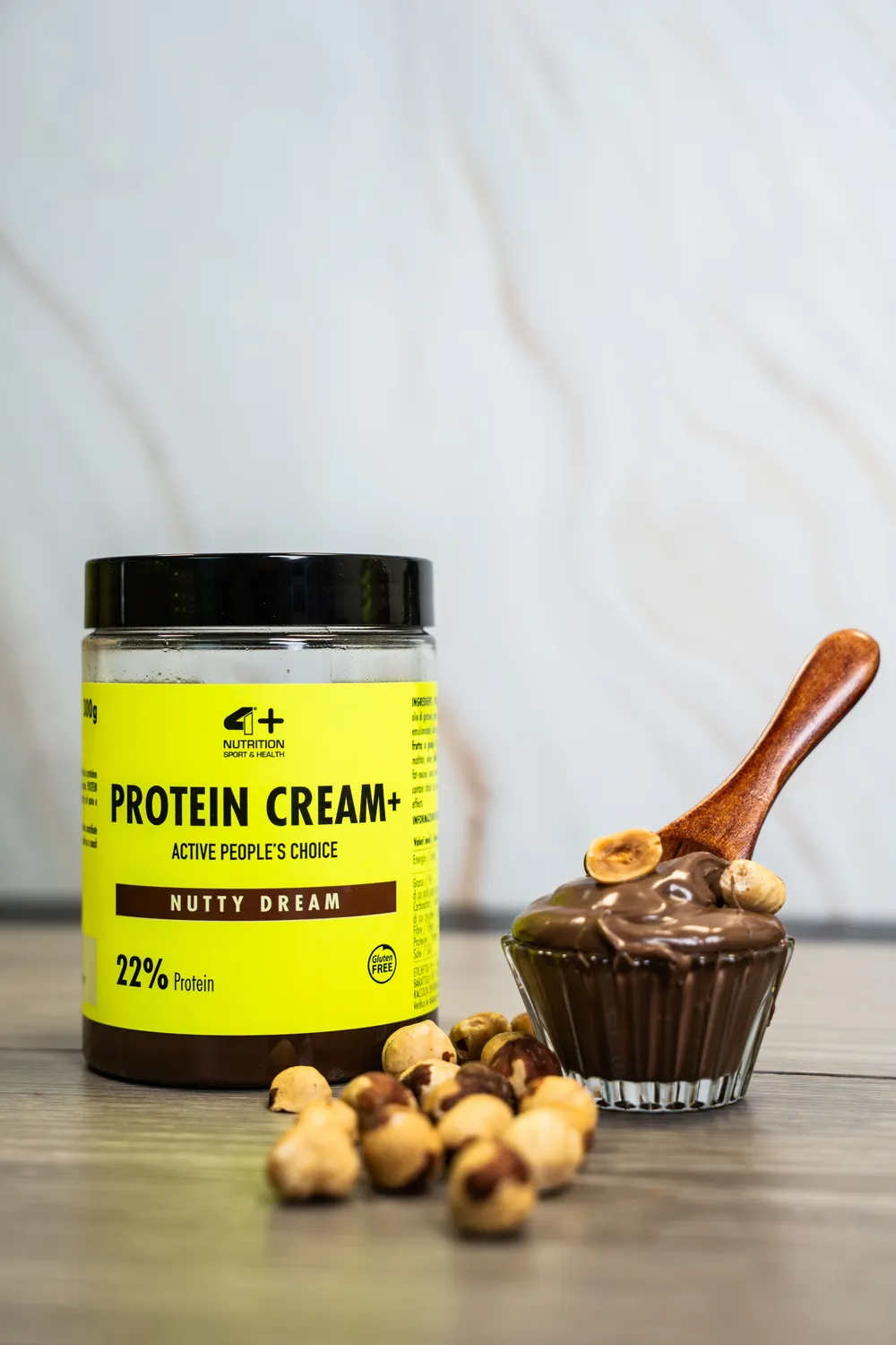 4 Plus Nutrition Protein Cream+ crema 300 g proteica fondente