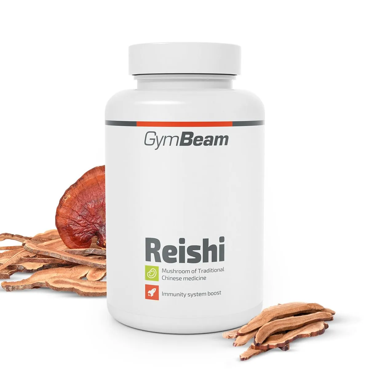 GymBeam Reishi capsule 90 cps 1000 mg fungo immunitario