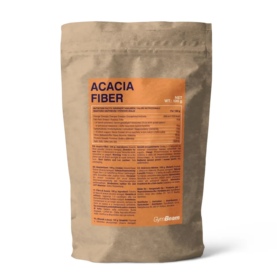 GymBeam Fibra di Acacia Polvere 100 g Senza Glutine