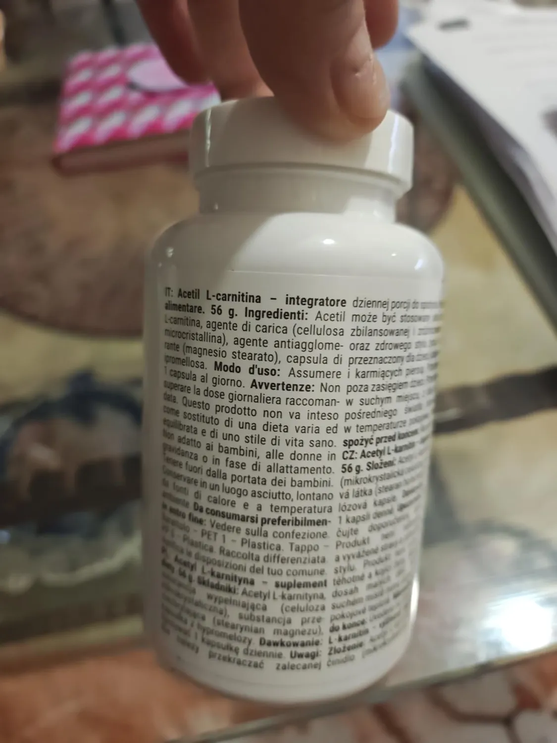 GymBeam Acetil L-Carnitina 500 mg capsule vegane
