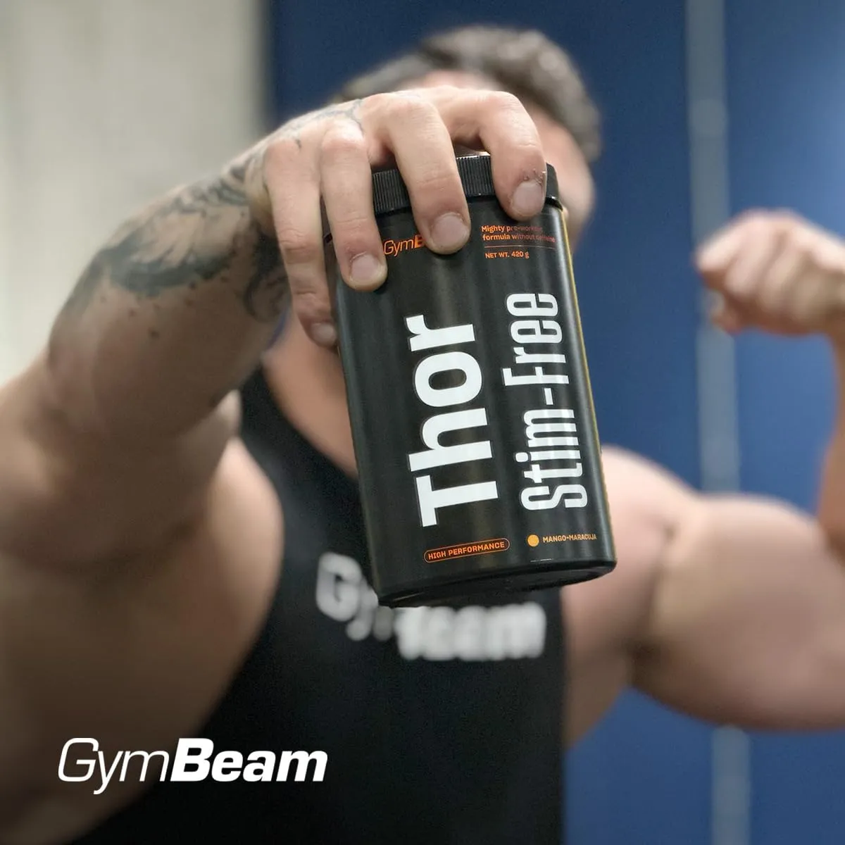 GymBeam Thor Stim-Free pre workout Mango-Maracuja 420 g