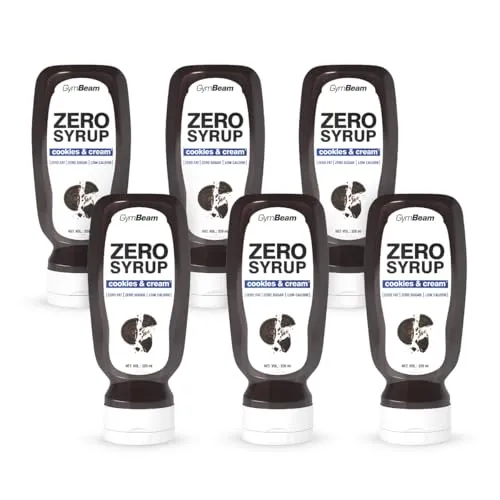GymBeam Sciroppo Zero 320 ml Cookies Cream