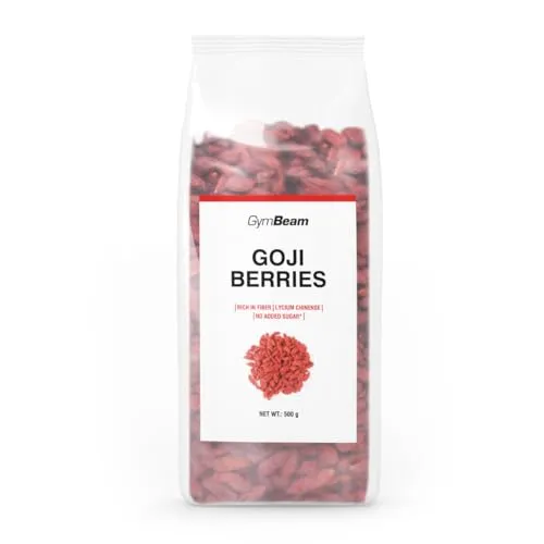 GymBeam Bacche di Goji Essiccate Snack 500 g Fibre
