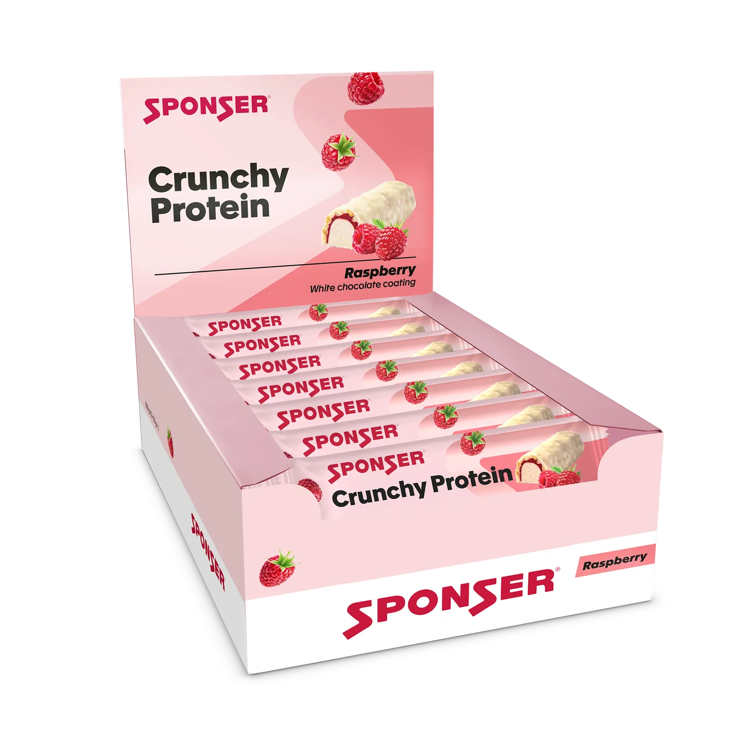 Sponser Crunchy Protein barretta Raspberry 50 g 16 g proteine