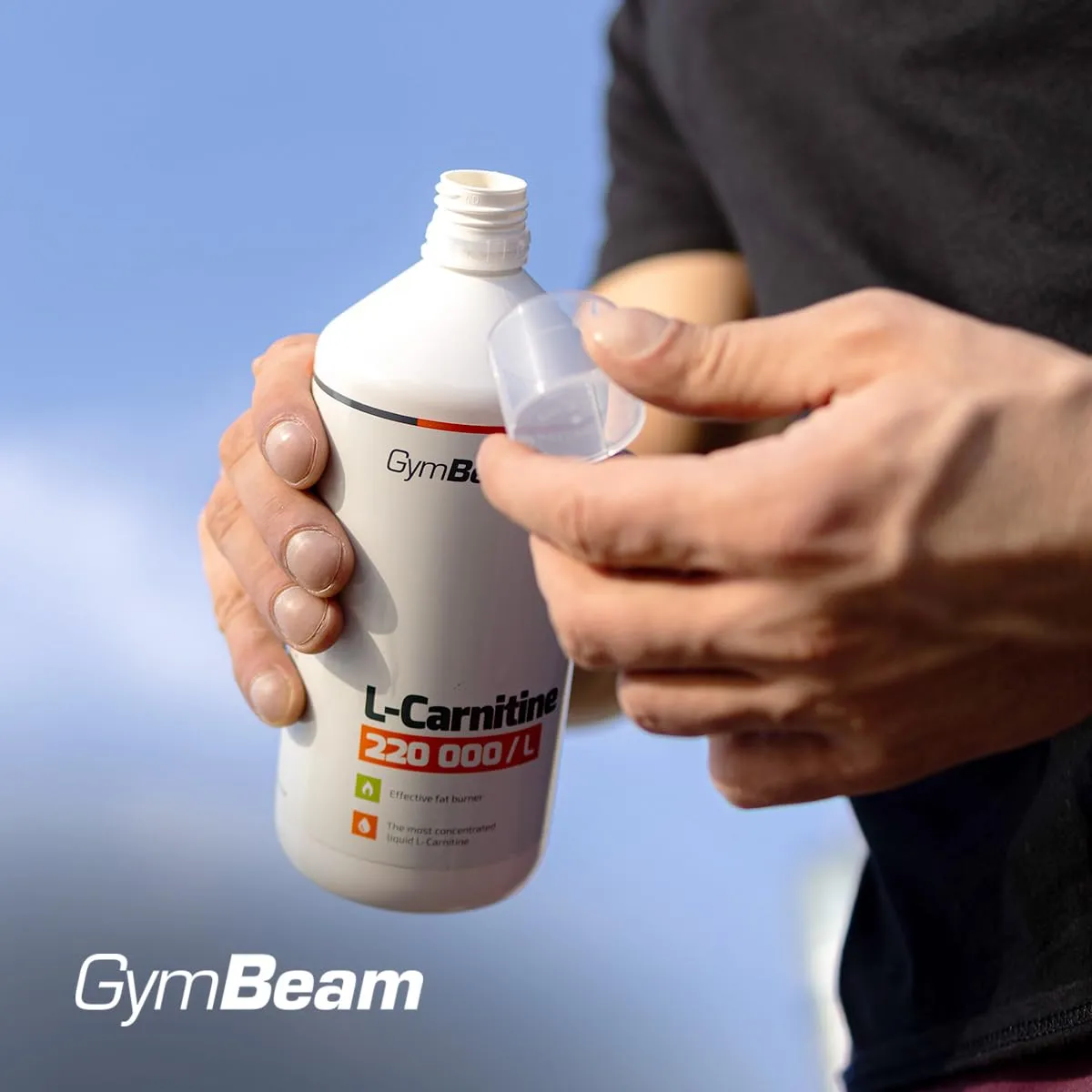 GymBeam L-Carnitina Liquida 1000 ml gusto Arancia