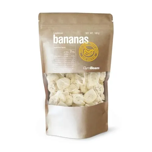 GymBeam banane liofilizzate snack croccante 100 g