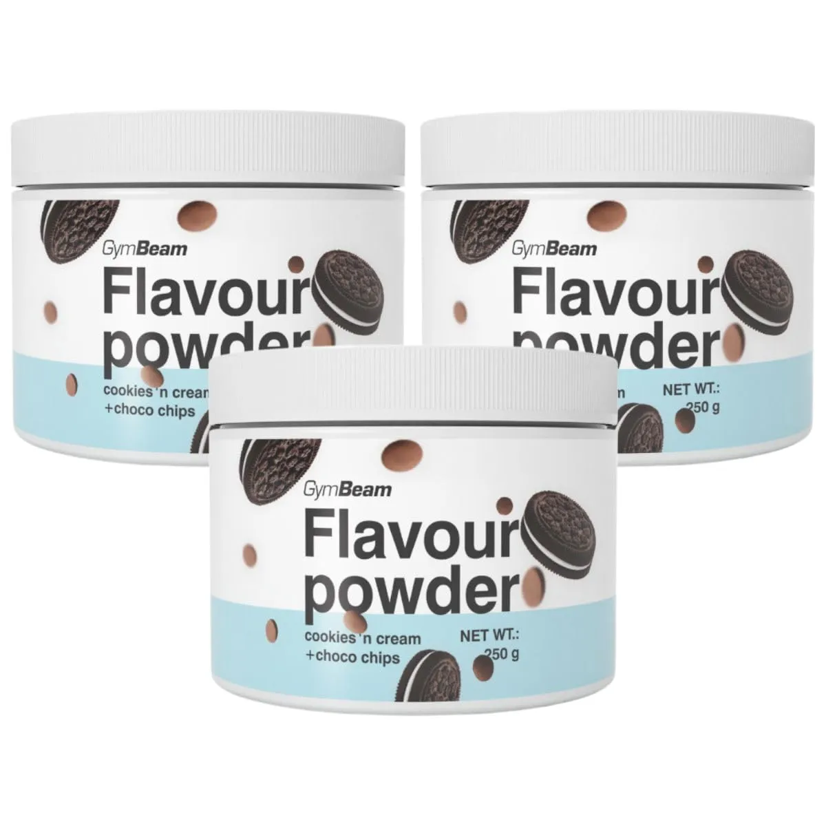 GymBeam Flavour Powder Banana Choco Chips 250g 10 kcal