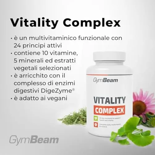 GymBeam Vitality Complex multivitaminico 60 compresse