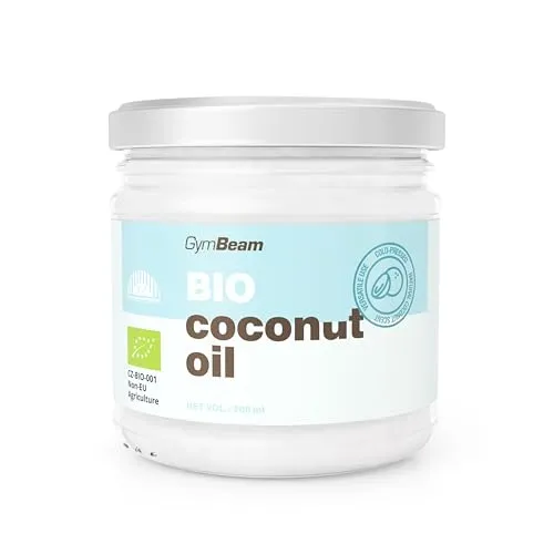 GymBeam Olio di Cocco Vergine Bio olio 200 ml spremuto a freddo