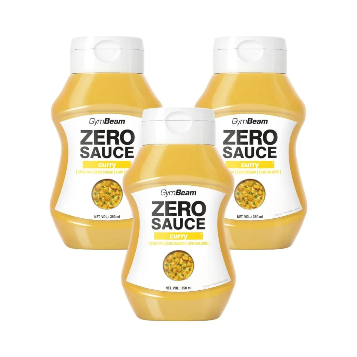 GymBeam Salsa Zero Curry 350 ml senza calorie