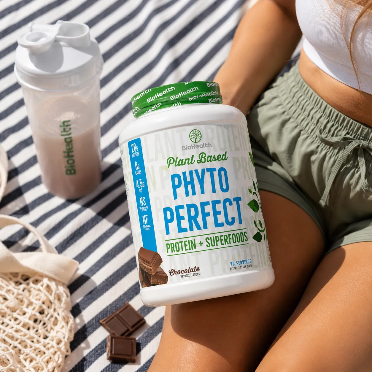BioHealth Phyto Perfect vegane vaniglia 2 lb 28 g