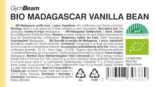 GymBeam Vaniglia Madagascar BIO Bacca in Provetta