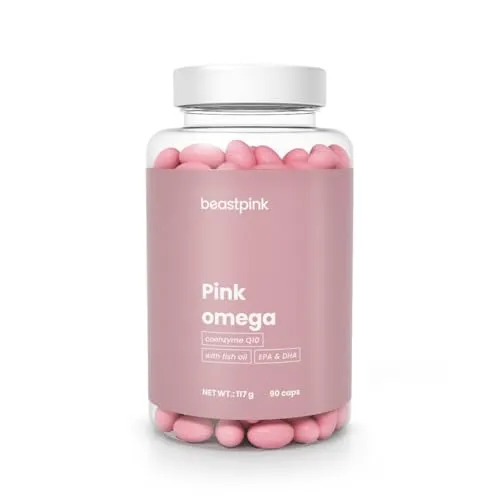 GymBeam Pink Omega 3 capsule donne 90 cps EPA DHA
