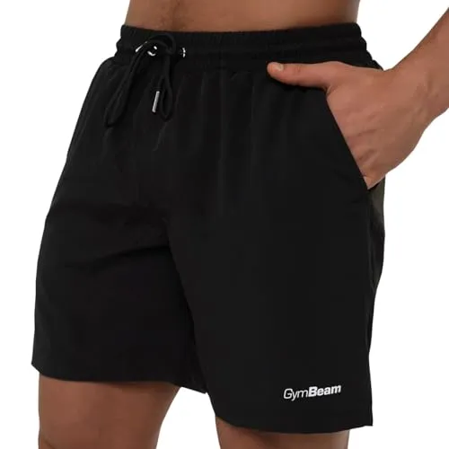 GymBeam Black costume da bagno uomo nero asciugatura rapida