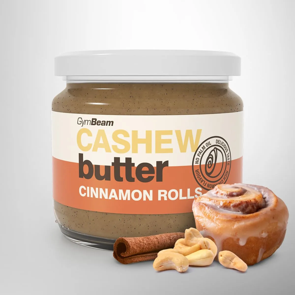 GymBeam Burro Anacardi Cinnamon Rolls 340 g Dolce